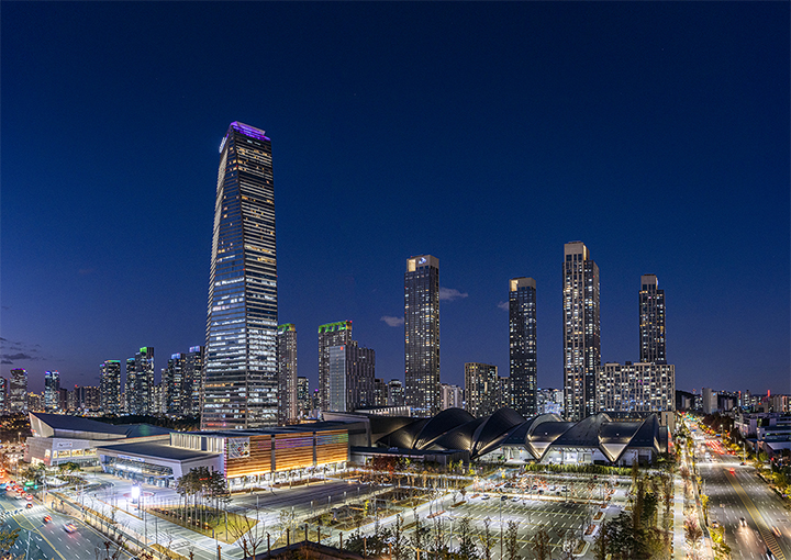 송도컨벤시아 외관